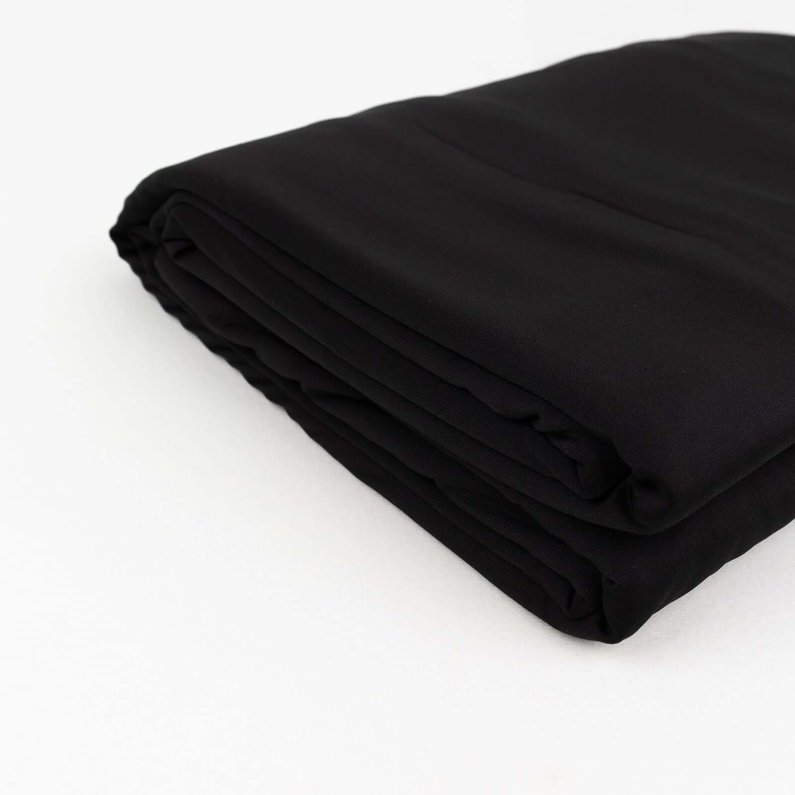 Premium Black Spandex 4-Way Stretch Fabric Roll for DIY Crafts - 60 Inches by 10 Yards