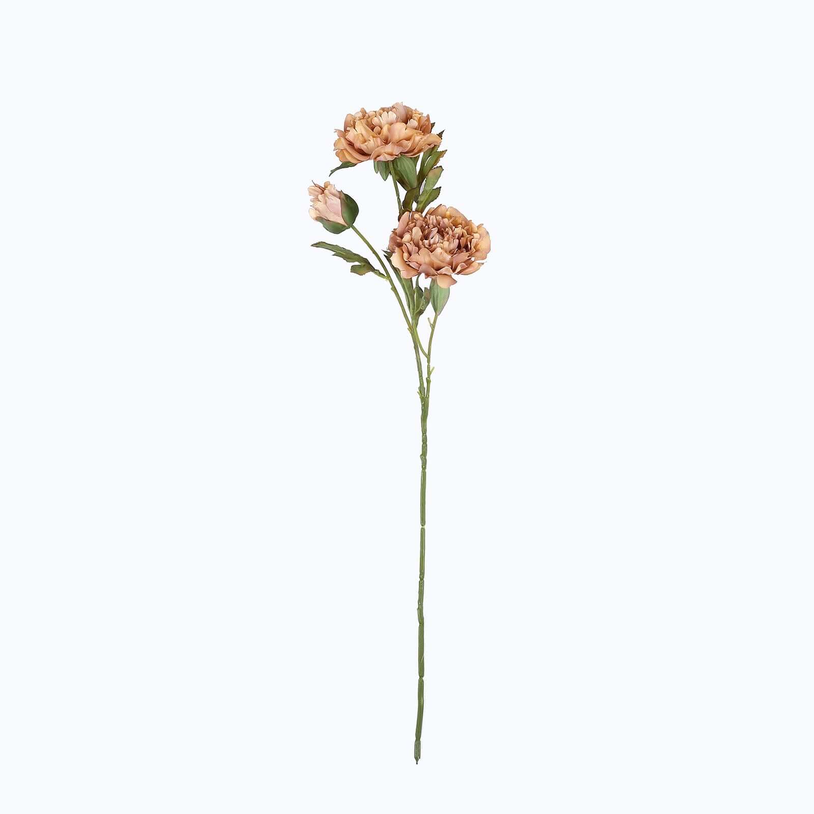 2 Pieces of 29-Inch Tall Dusty Rose Artificial Silk Peony Flower Bouquets