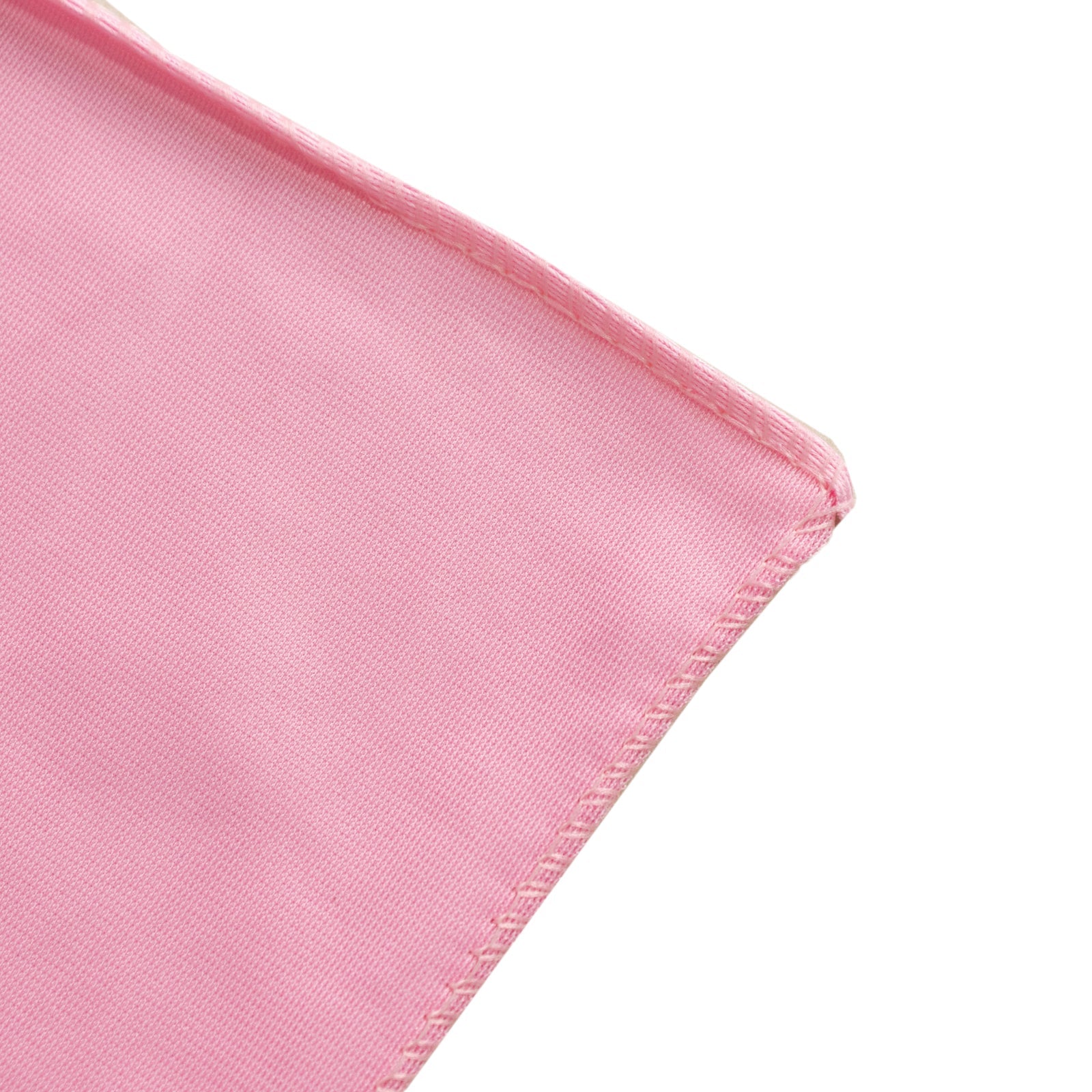 Pink Premium Wrinkle-Free & Stain-Resistant 70x70 Scuba Square Table Overlay