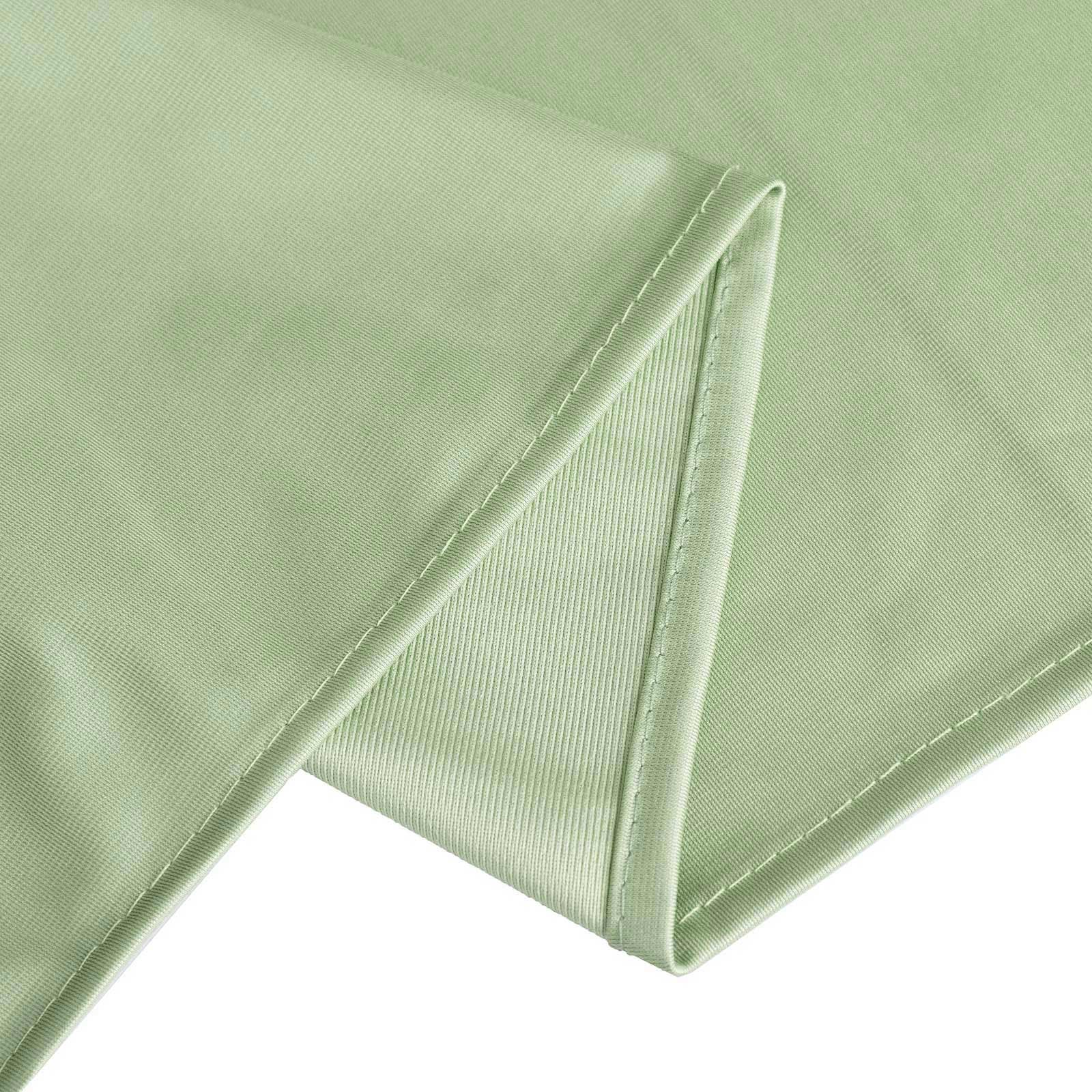 Sage Green Wrinkle-Free & Stain-Resistant Scuba Polyester 132' Round Tablecloth