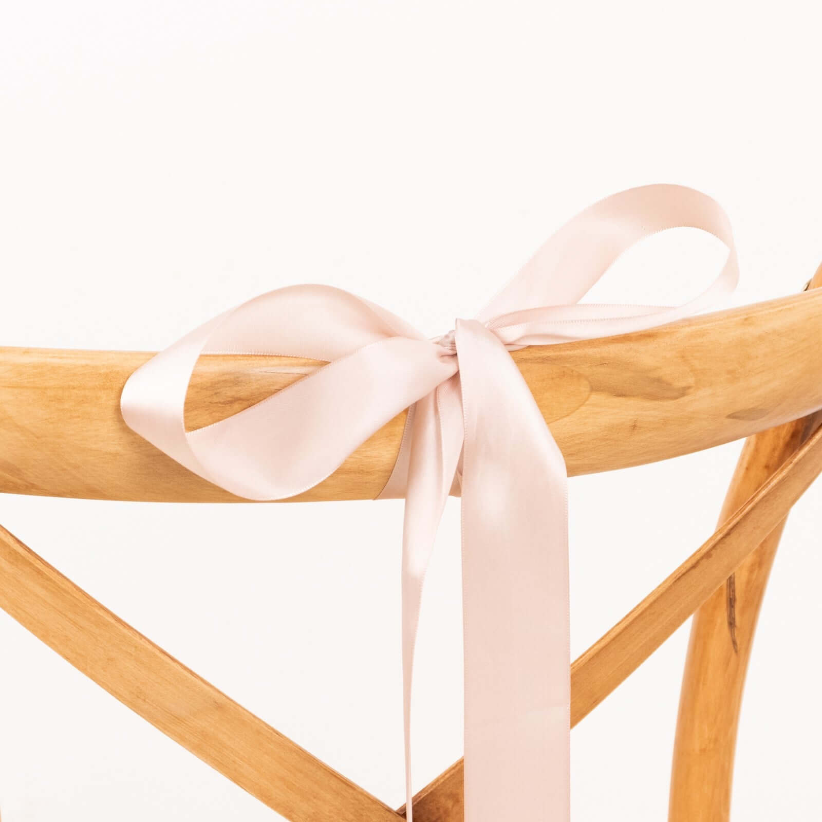 1.5 - Inch Nude Single - Face High - Quality Polyester Decorative Satin Ribbon, 50 Yards
