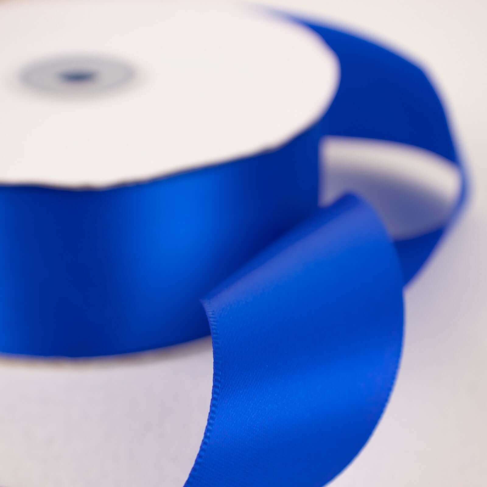 50-Yard 1.5" Royal Blue Single-Face Satin Decorative Ribbon - Ideal for Events