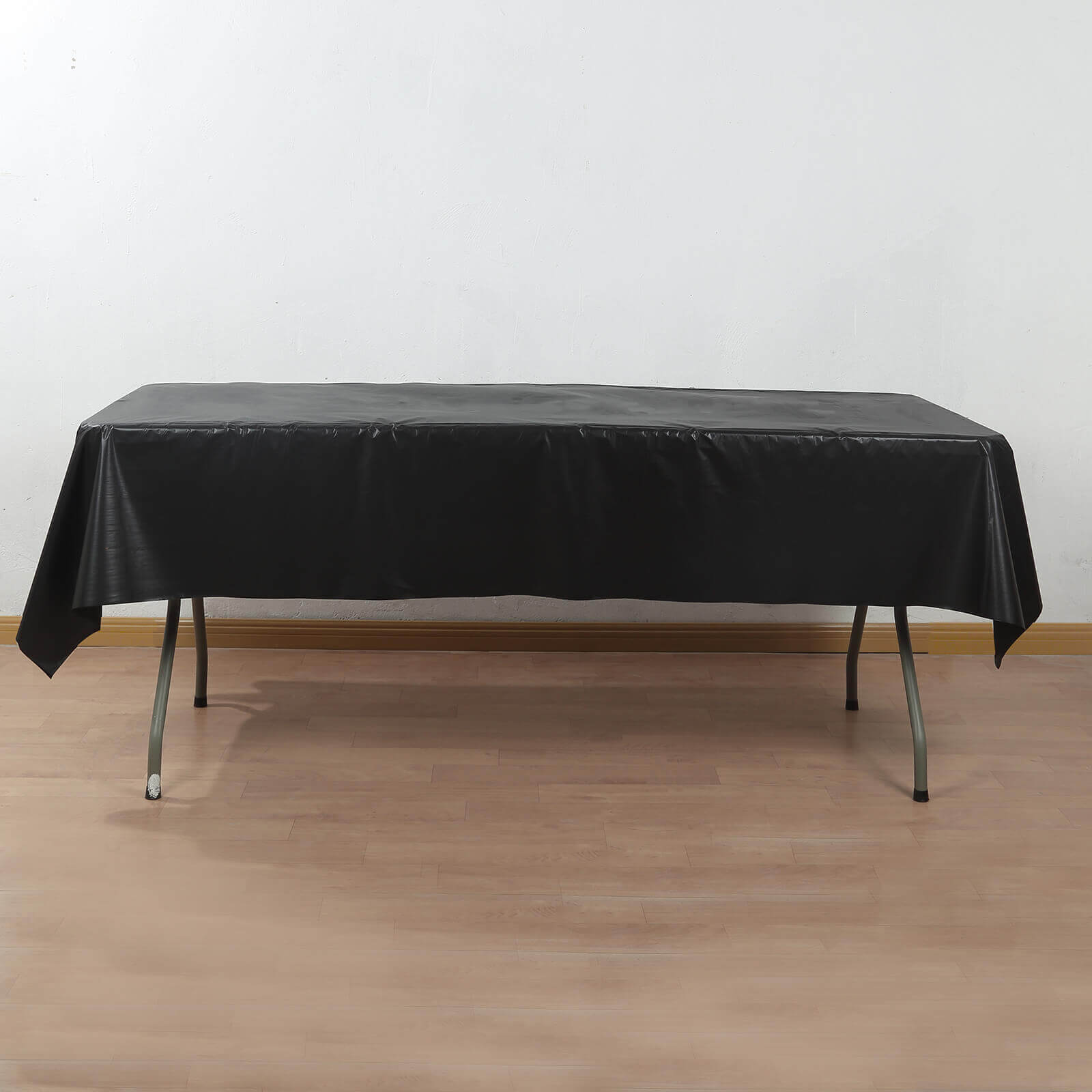 Customizable Black Plastic Table Cover Roll with Slide Cutter - 54x300ft, High-Quality Deal