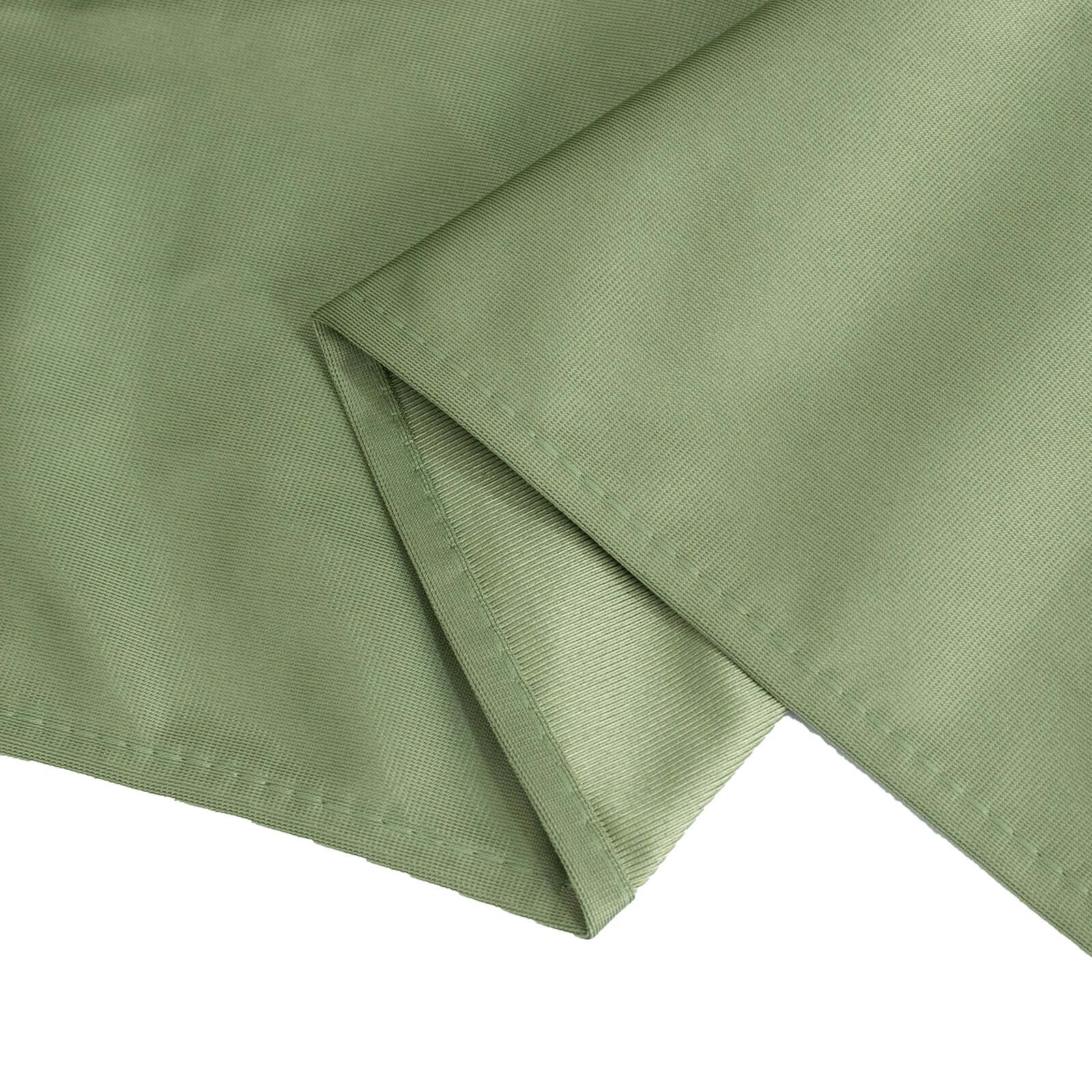 Exclusive Premium 120' Round Scuba Tablecloth in Dusty Sage Green - Wrinkle & Stain Free
