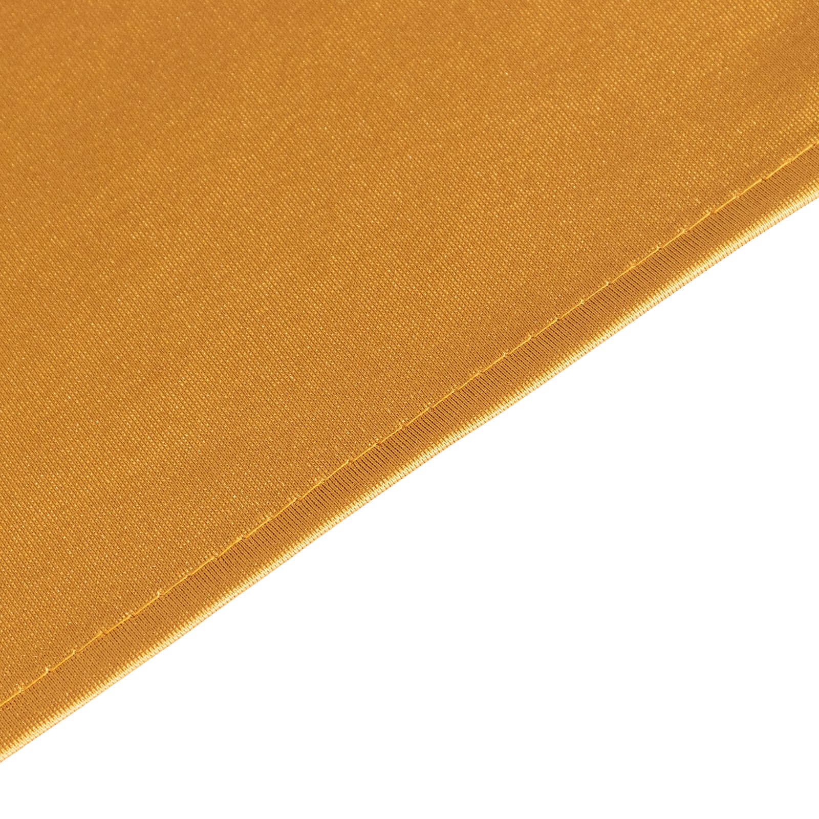 Exclusive Wrinkle-Free Shimmering Gold Scuba Tablecloth for Weddings & Parties