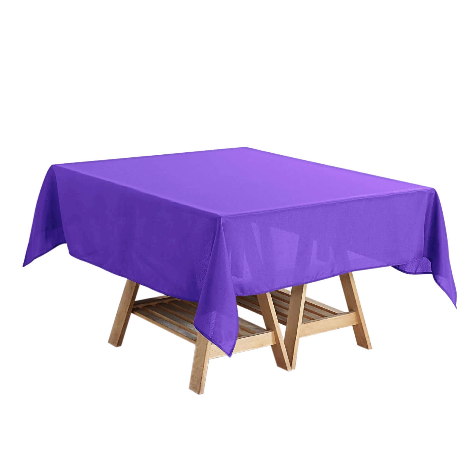 Polyester Square 54x54 Tablecloth Purple - Wrinkle-Resistant & Durable Table Cover