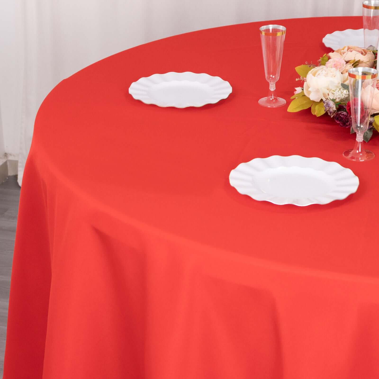 Hot Sale! Wrinkle-Resistant 220GSM Red Premium Polyester 108