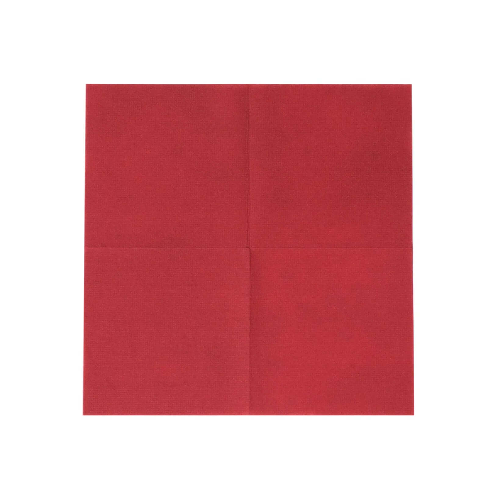 20-Pack Highly Absorbent Burgundy 5x5 Linen-Like Airlaid Napkins - Ideal for Events