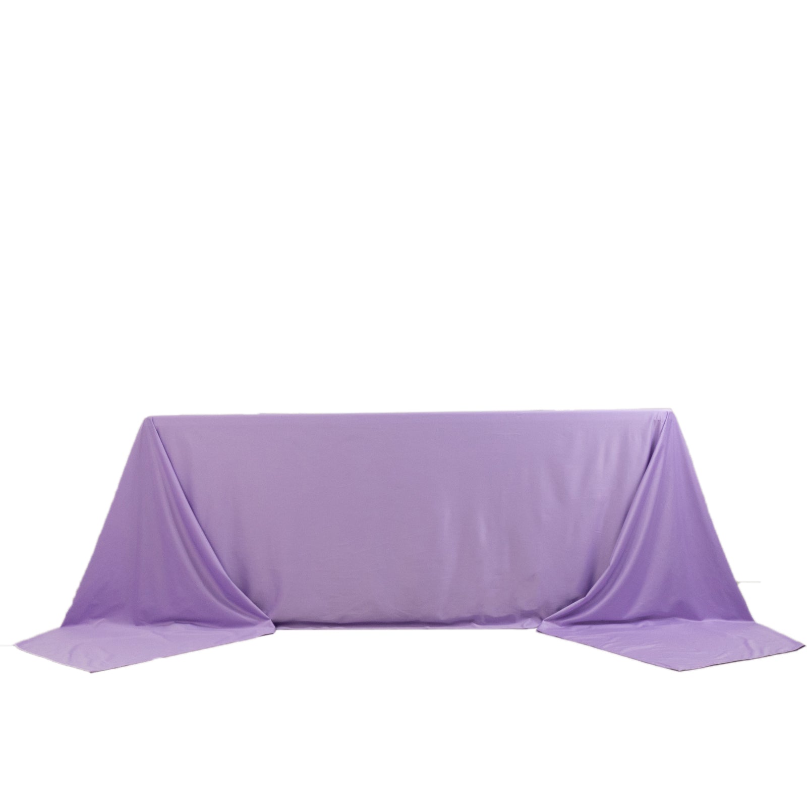 Exclusive Premium Scuba Rectangle Tablecloth - Lavender Lilac, Wrinkle-Free & Stain-Resistant