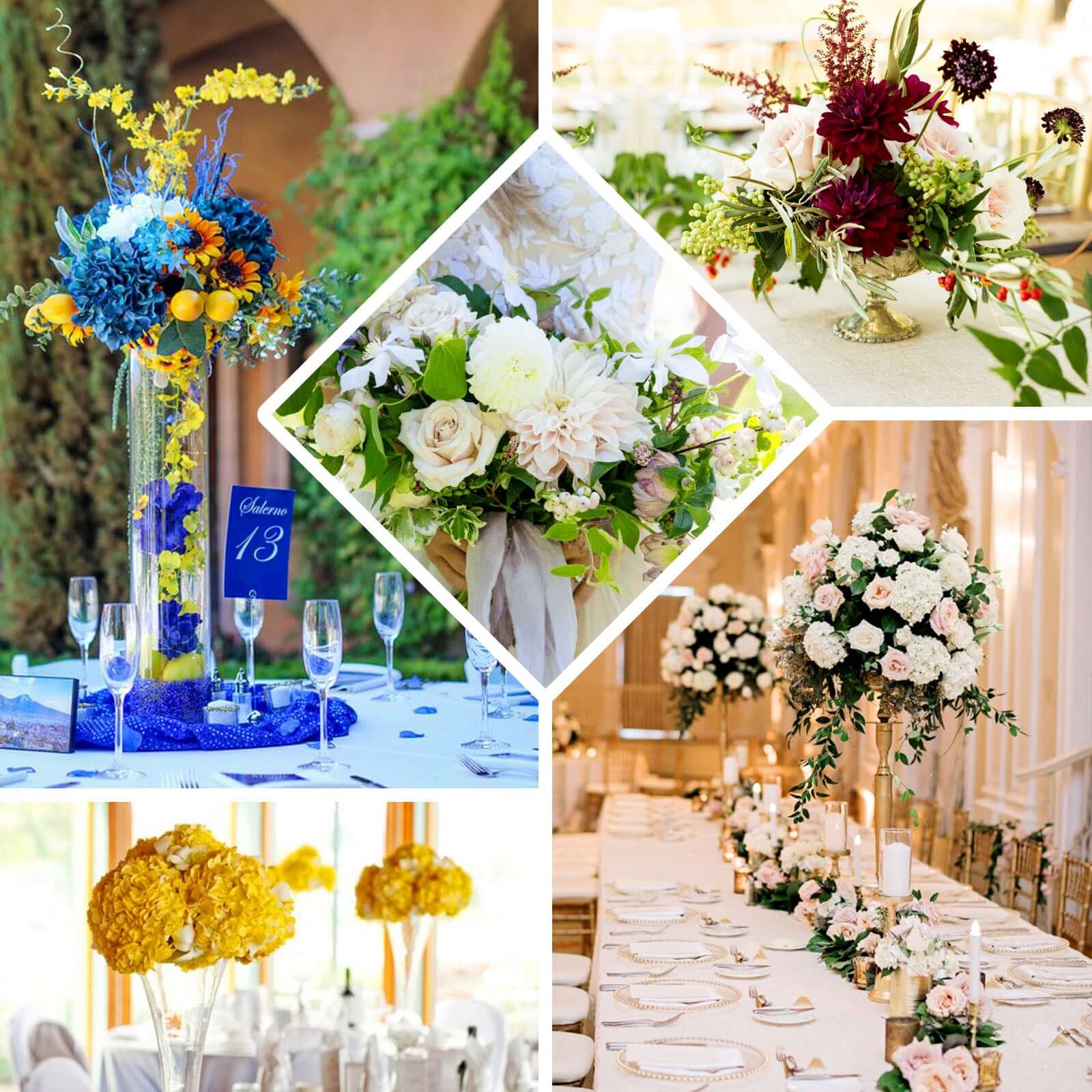 30-Inch Tall Ivory Silk Faux Dahlia Flower Stems for Stunning Arrangements
