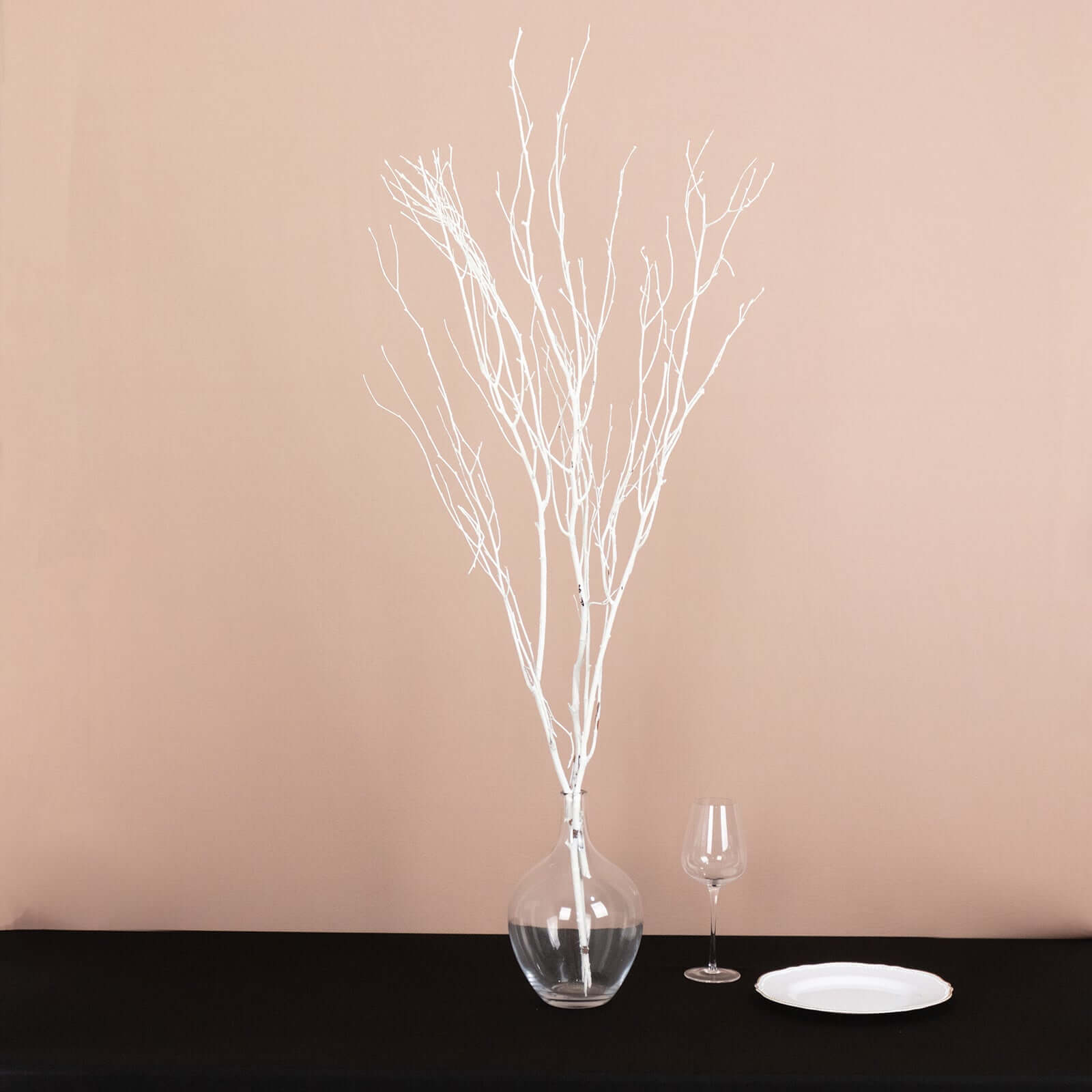 6-Pack 46" White Natural Birch Branches - Ideal for Wedding & Home Decor