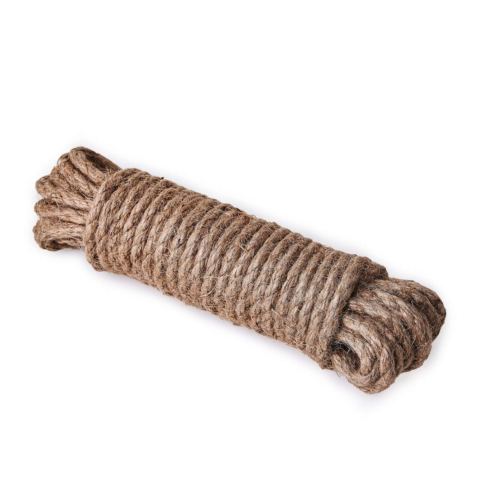 33-Foot 8mm All-Natural Jute Rope for DIY Crafts and Decor