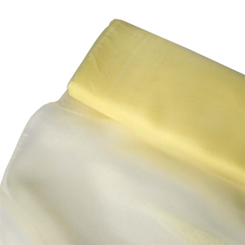 Hot Deal! 54-Inch Wide, 10-Yard Yellow Sheer Chiffon Fabric Bolt for DIY Voile Drapery