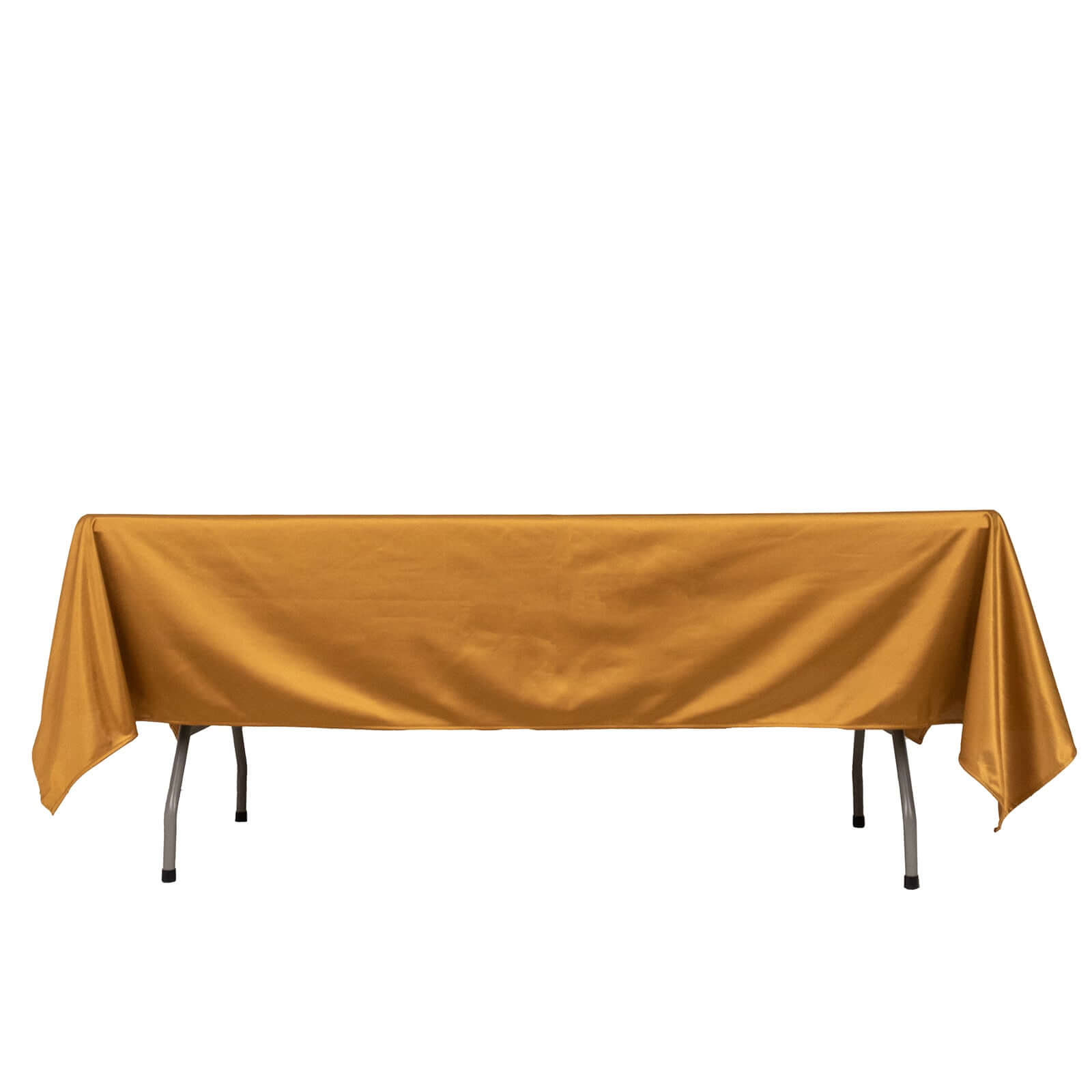 Exclusive Wrinkle-Free Shimmering Gold Scuba Tablecloth for Weddings & Parties