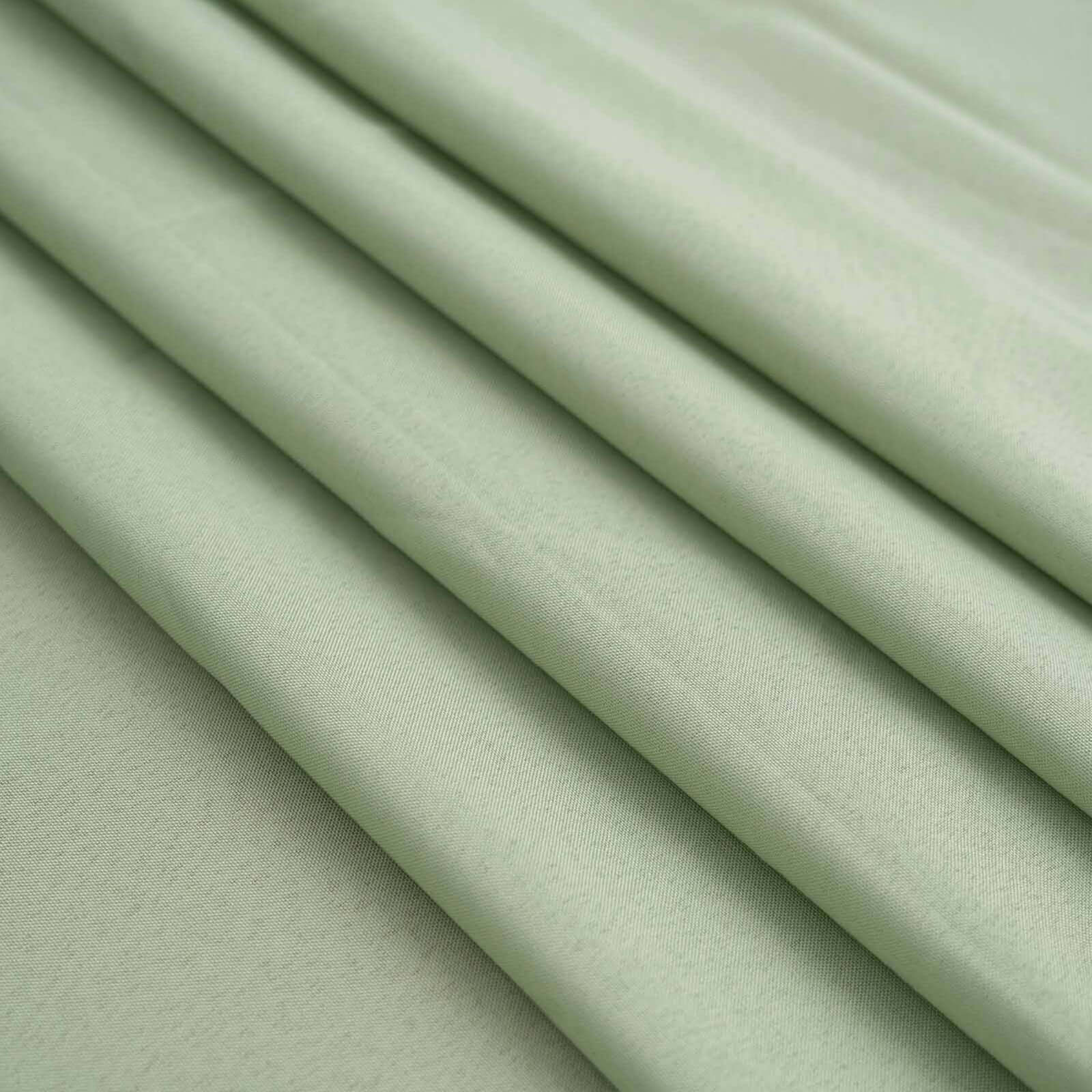 Wrinkle-Resistant & Durable Sage Green 70x70 Polyester Square Table Overlay - Ideal for Various Events