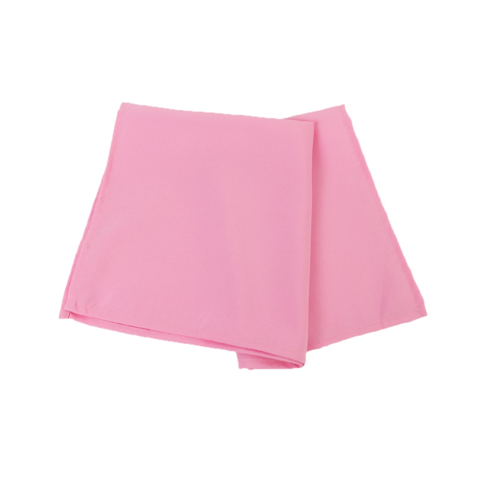 5-Piece Set of Premium Pink 20x20 Polyester Dinner Napkins - Stain & Wrinkle Resistant