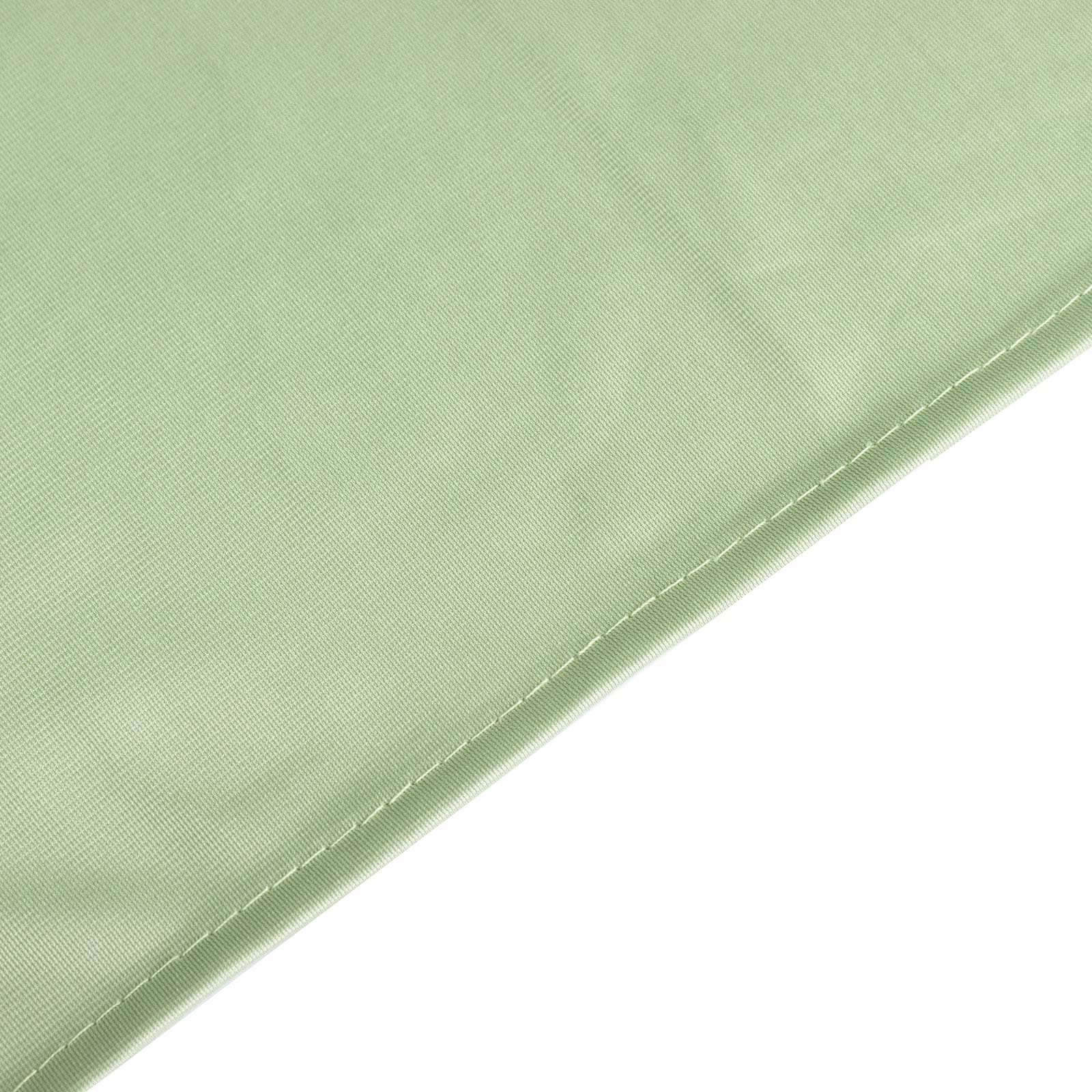 Sage Green Wrinkle-Free & Stain-Resistant Scuba Polyester 132' Round Tablecloth