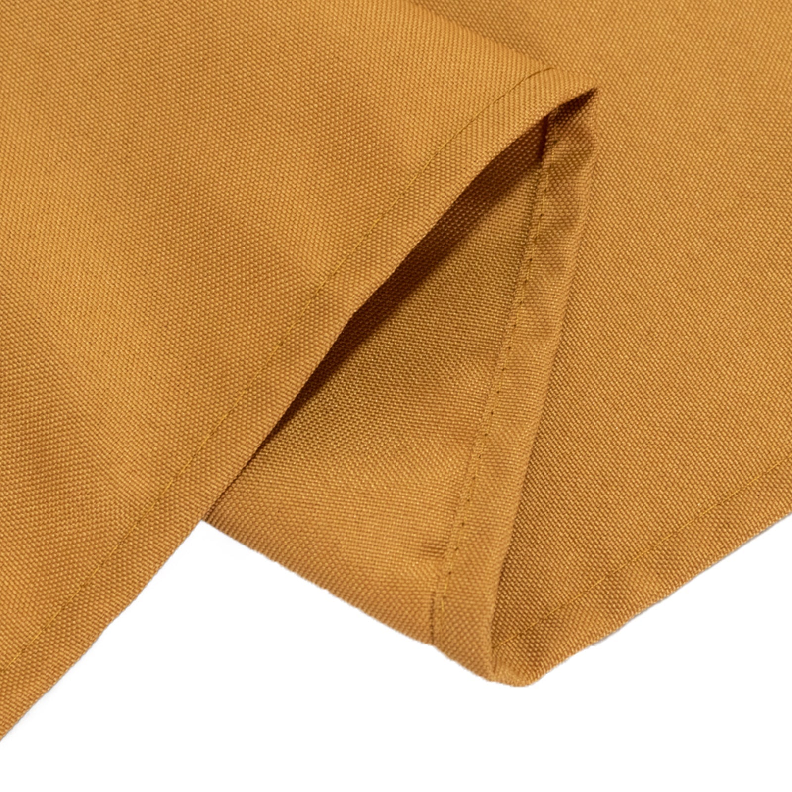 Luxury Gold Seamless 220GSM Stain-Resistant Premium Polyester Tablecloth for Events