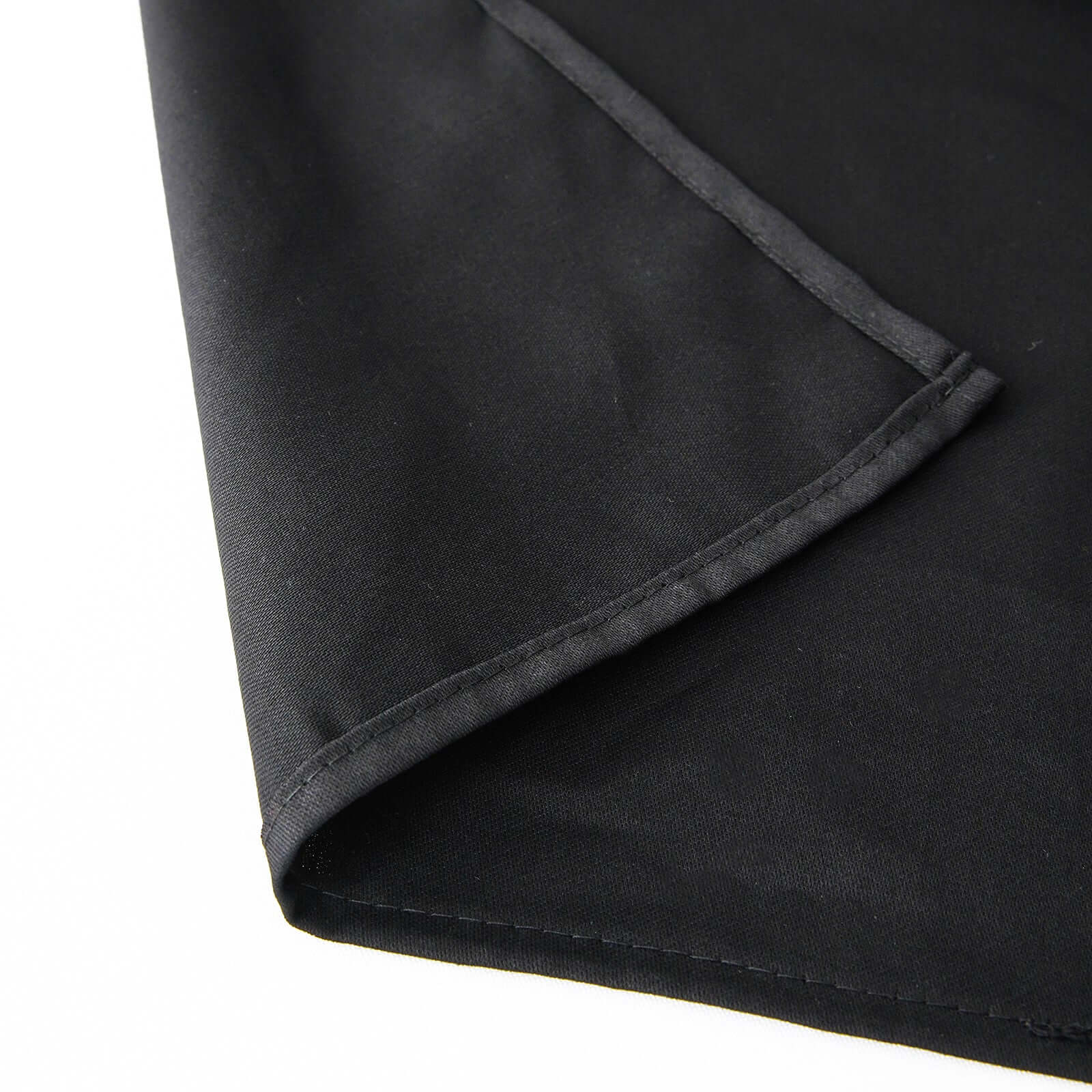 Black 90x90 Square Cotton Tablecloth - Soft, Breathable & Exquisite