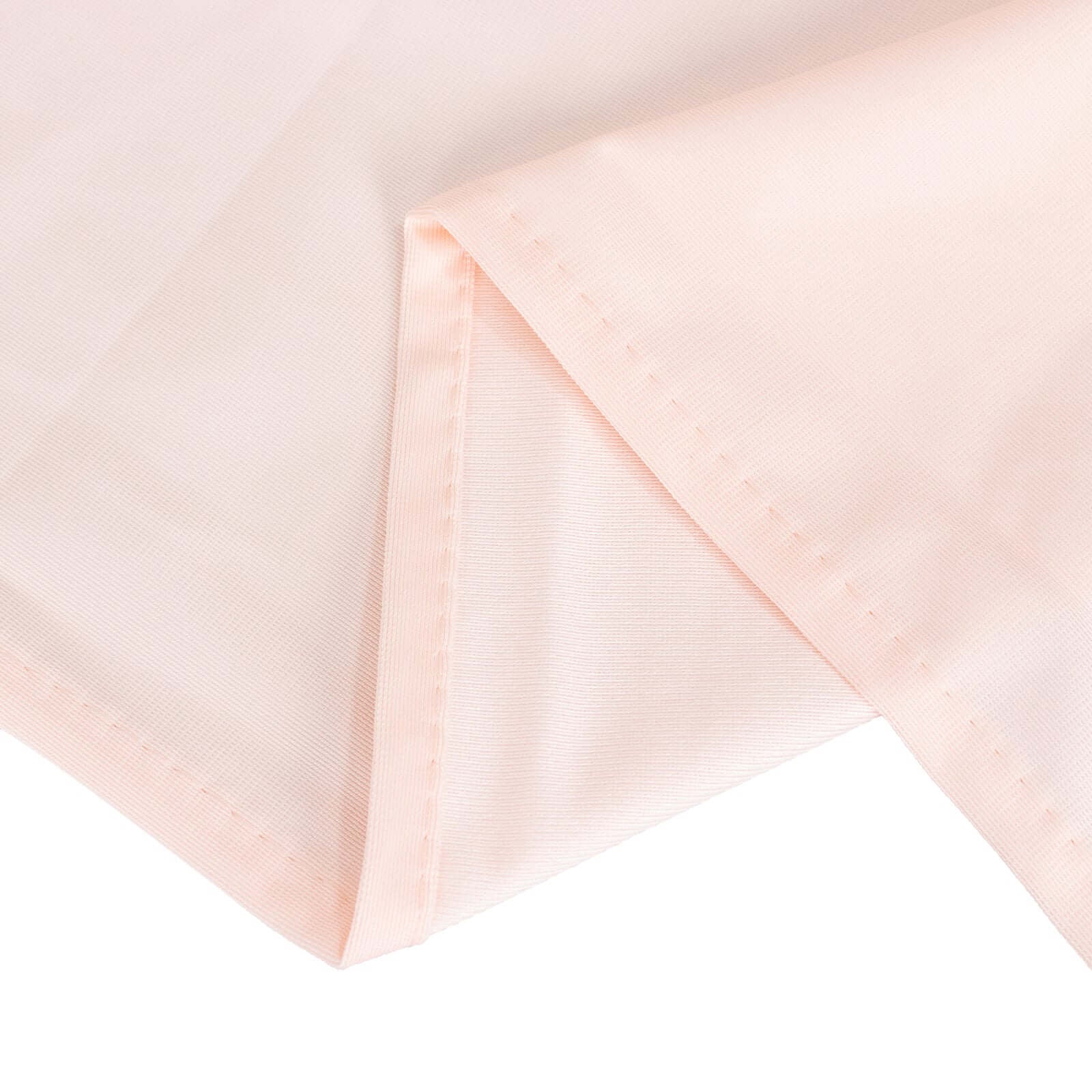Premium Wrinkle-Free & Stain-Resistant Scuba Round 120 Tablecloth in Blush Color