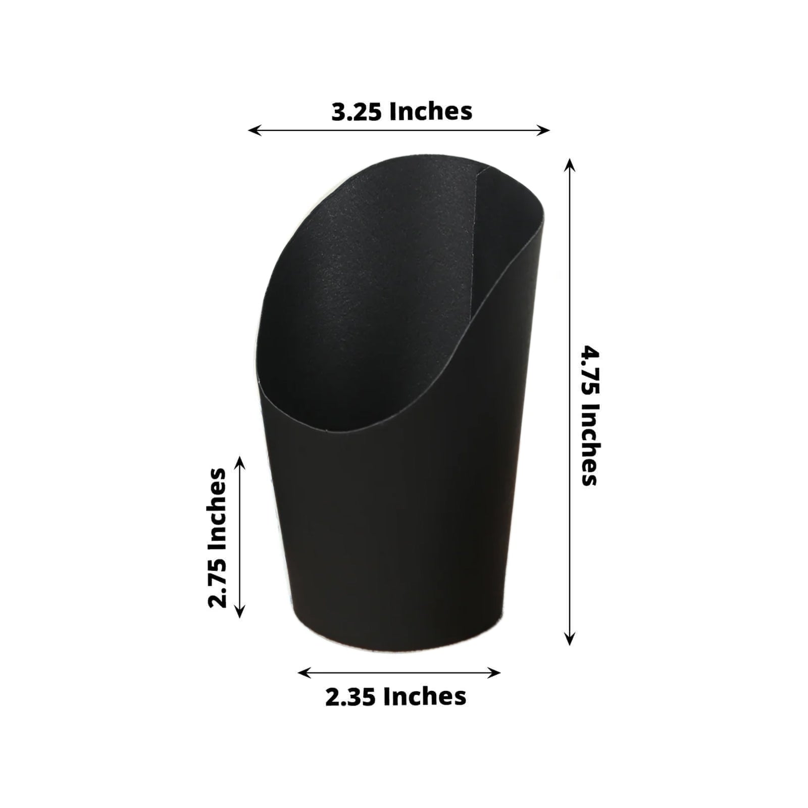Hot Deal! 50-Pack 14oz Black Paper Popcorn Box Snack Cups - Ideal for Appetizers