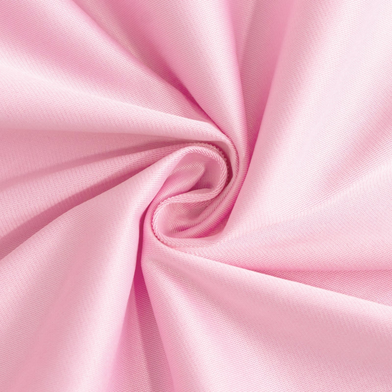 Pink Premium 70-Inch Round Scuba Tablecloth - Stain & Wrinkle Resistant