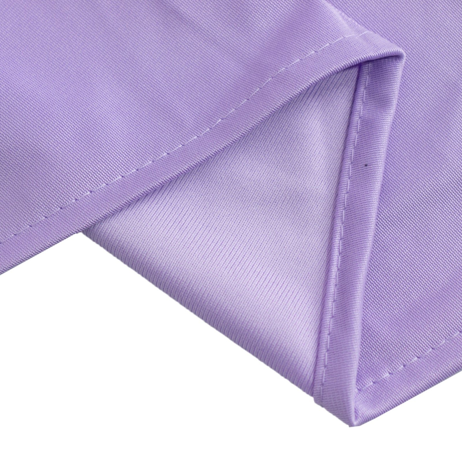 Premium Wrinkle-Free & Stain-Resistant Lavender Lilac 132' Scuba Round Tablecloth