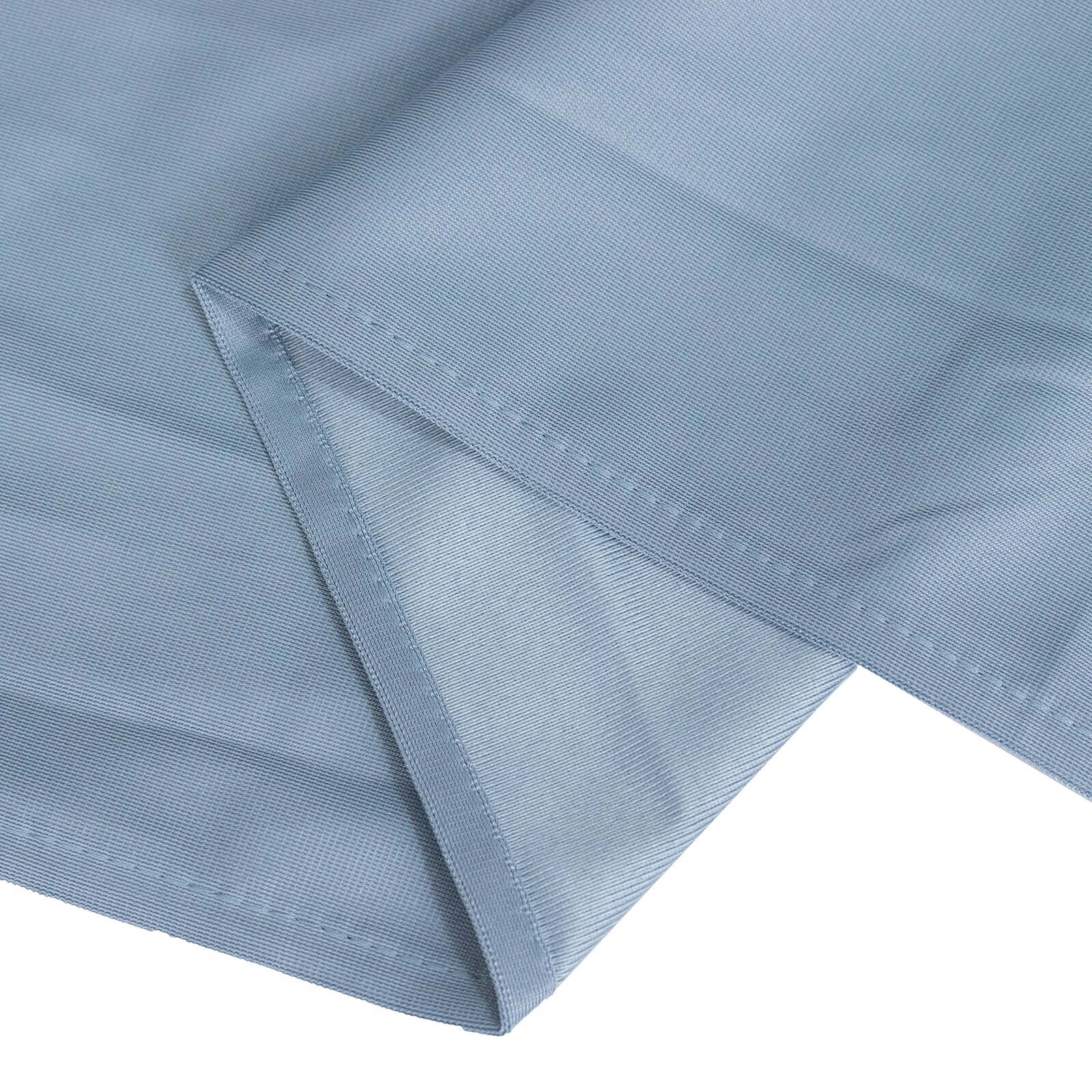 Premium Offer! Wrinkle-Free & Stain-Resistant Dusty Blue Scuba Polyester 70x70 Square Tablecloth