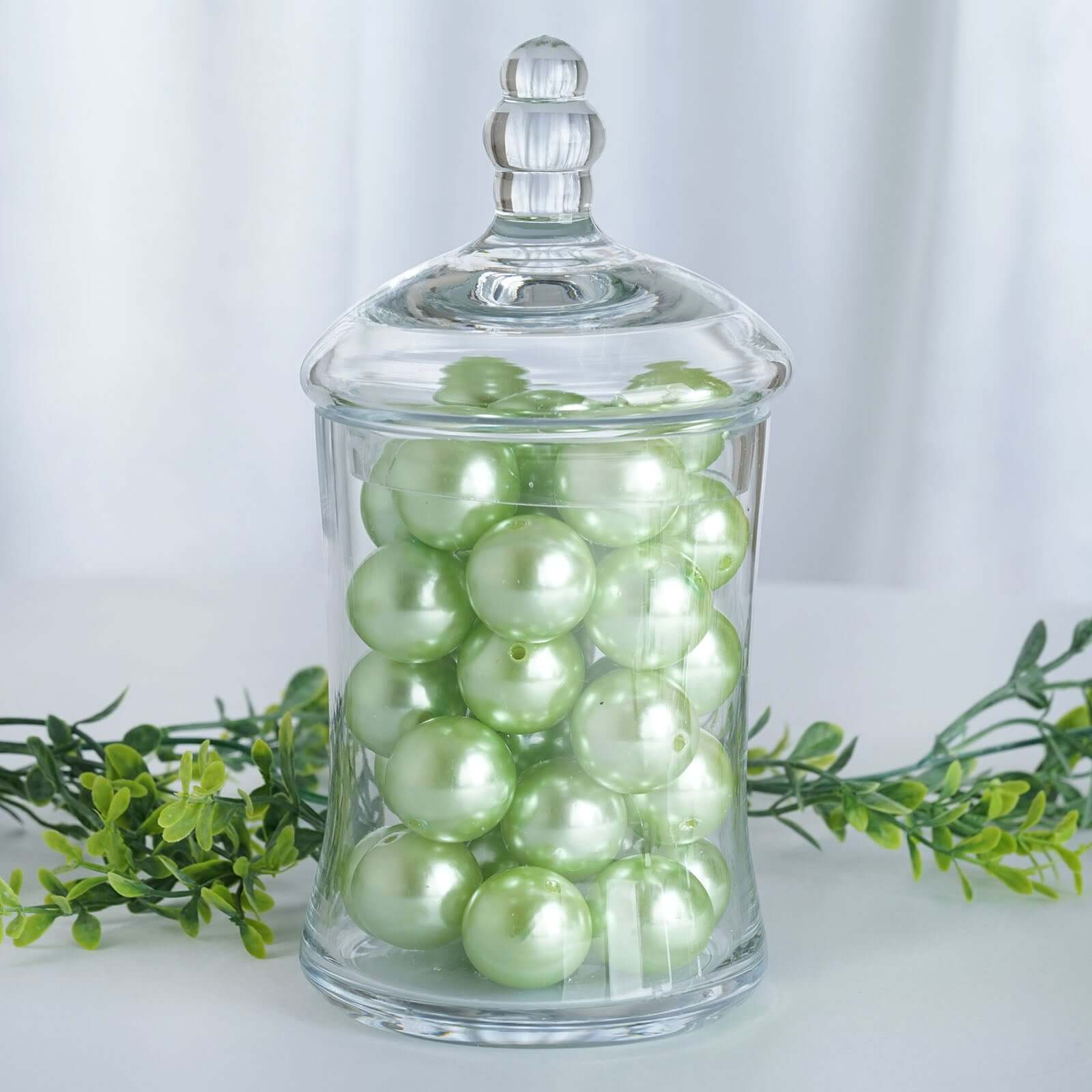 Hot Sale! Set of 3 Clear Glass Candy Jars with Snap - On Lids for Stylish Party Favors