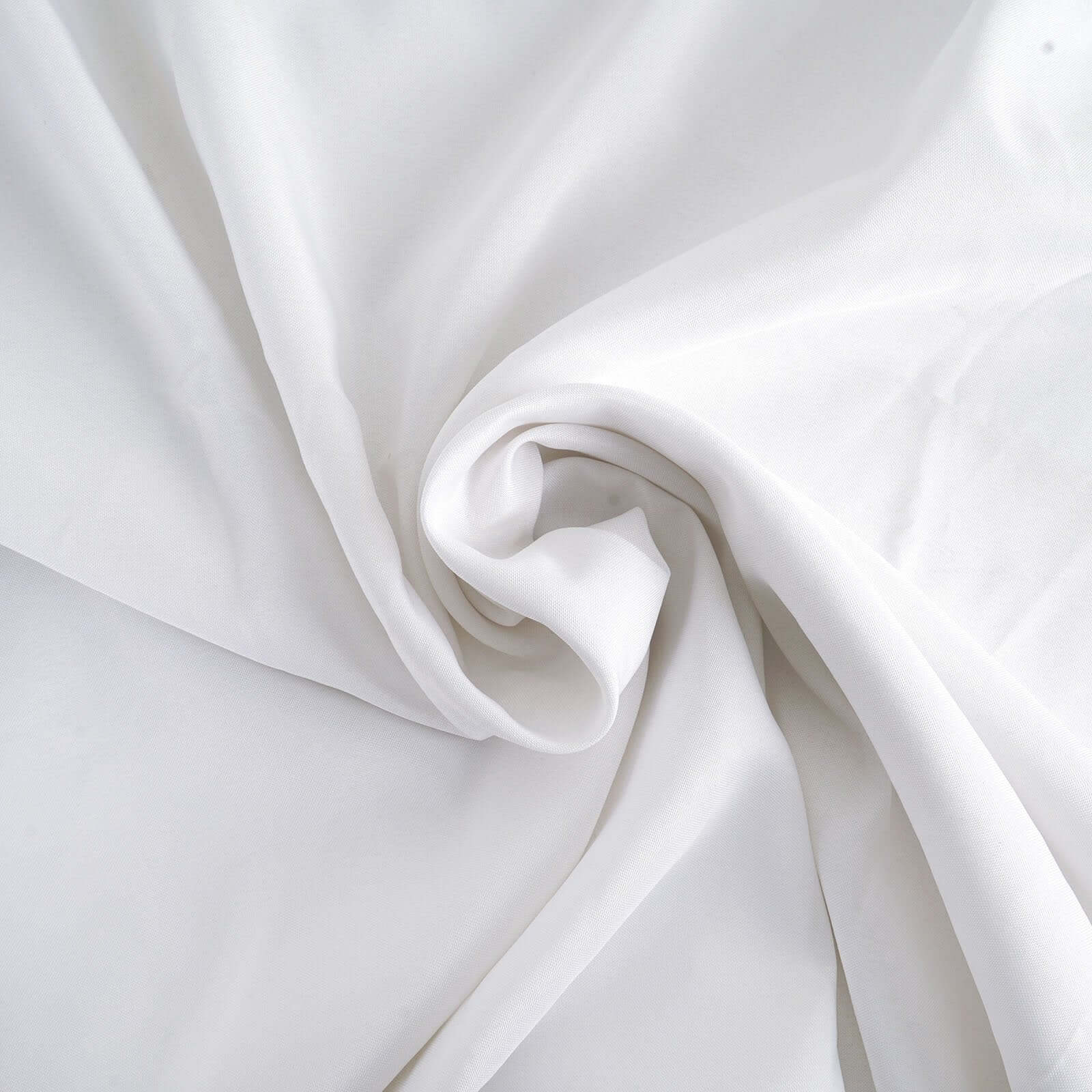 Wrinkle-Resistant & Durable White 70x70 Polyester Square Tablecloth for Events