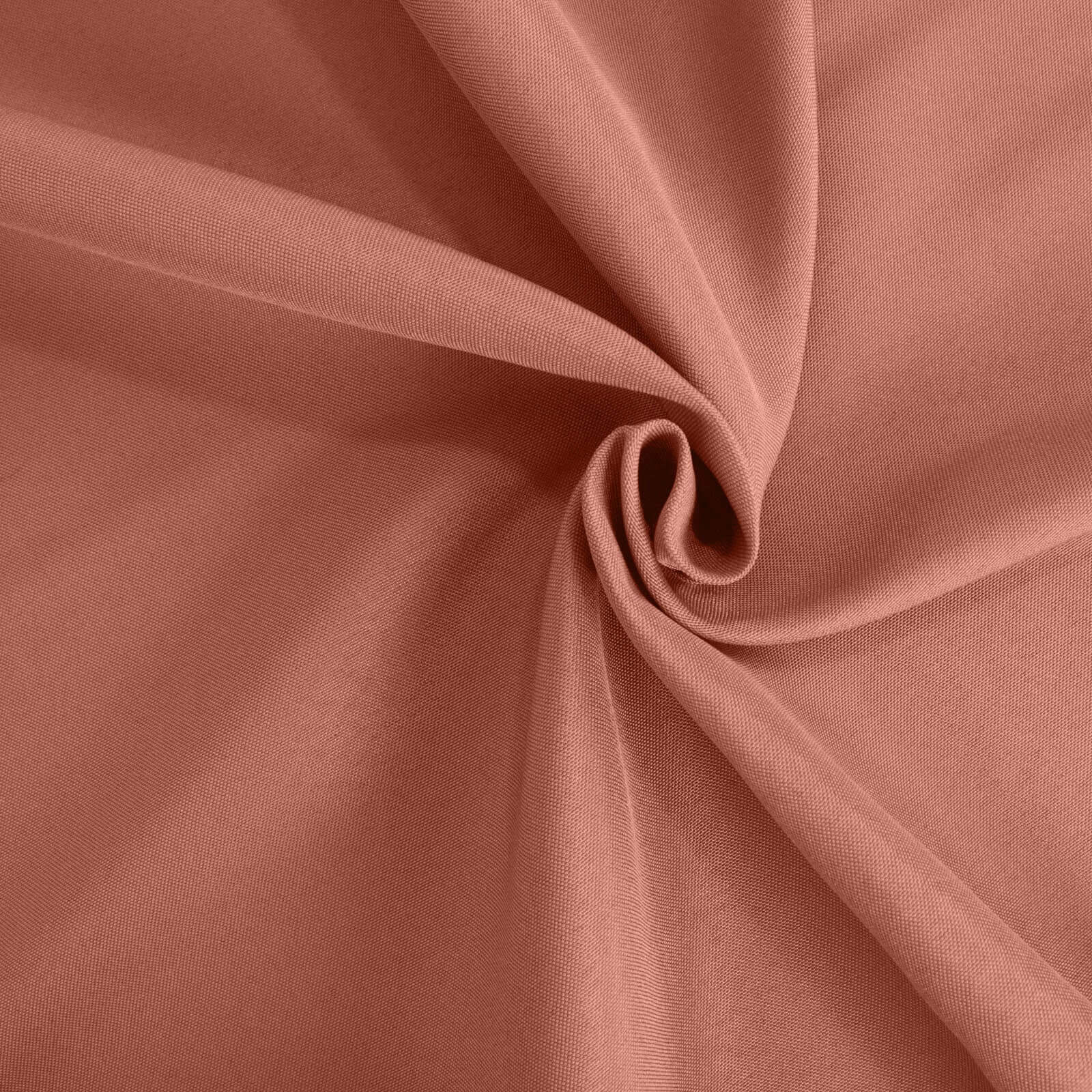220GSM Wrinkle-Resistant Terracotta (Rust) Premium Polyester 70x70 Square Table Overlay