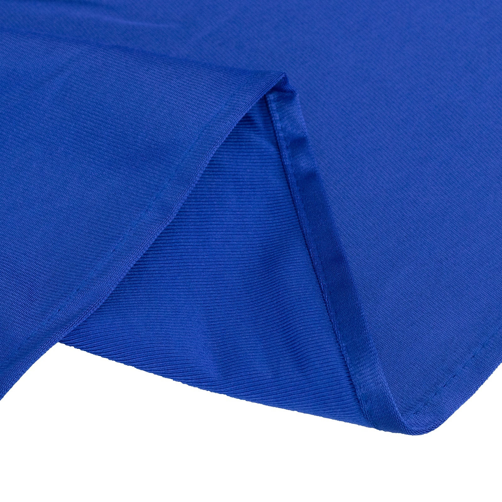 Exclusive Premium Royal Blue Scuba Round 108 Tablecloth - Stain & Wrinkle Free