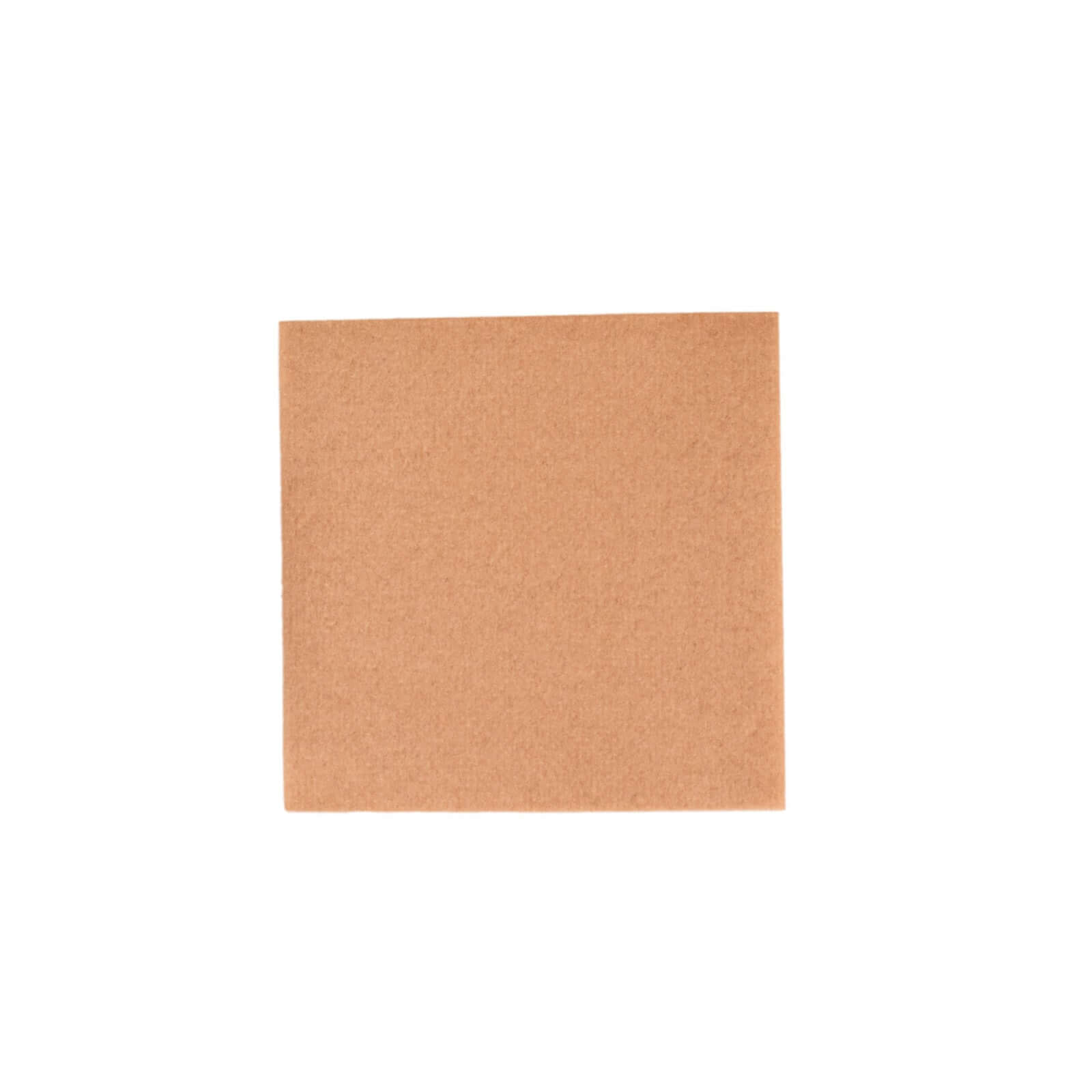 20-Pack Terracotta (Rust) 5x5 Linen-Like Airlaid Napkins - Highly Absorbent