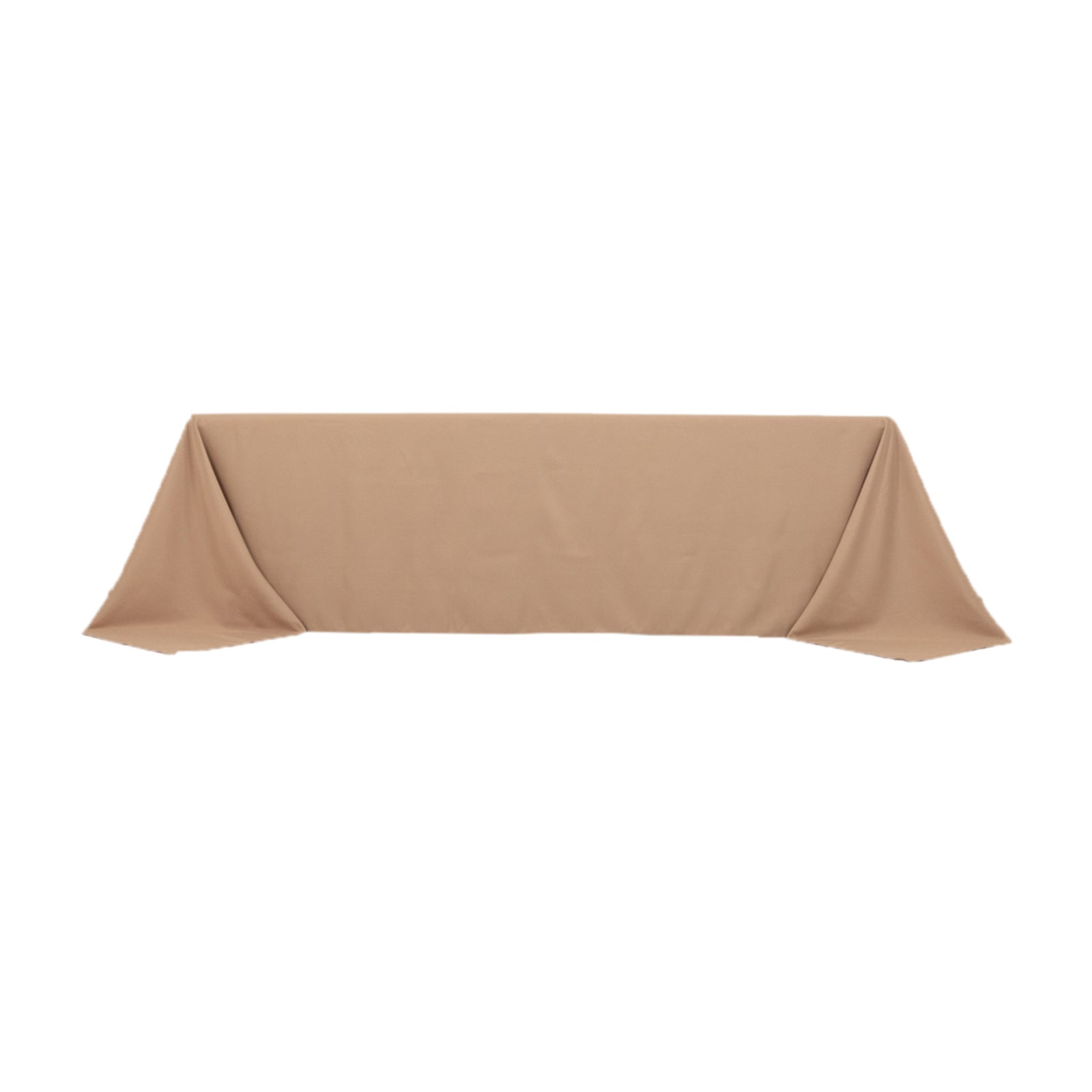 Hot Sale! Seamless 220GSM Stain-Resistant Nude Premium Polyester Rectangle Tablecloth 90x156