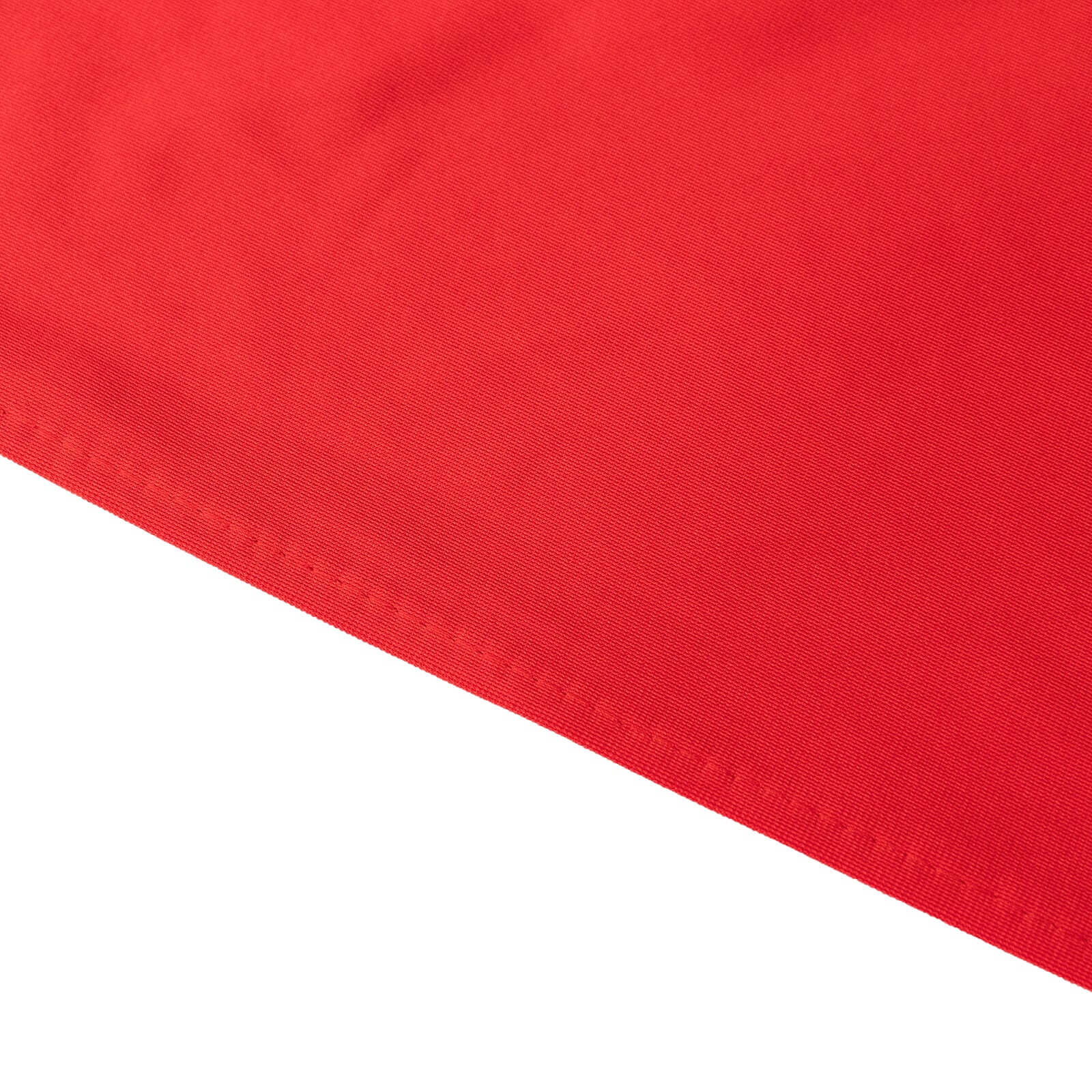 Hot Deal! Premium Red 70x70 Scuba Square Tablecloth - Wrinkle & Stain Free