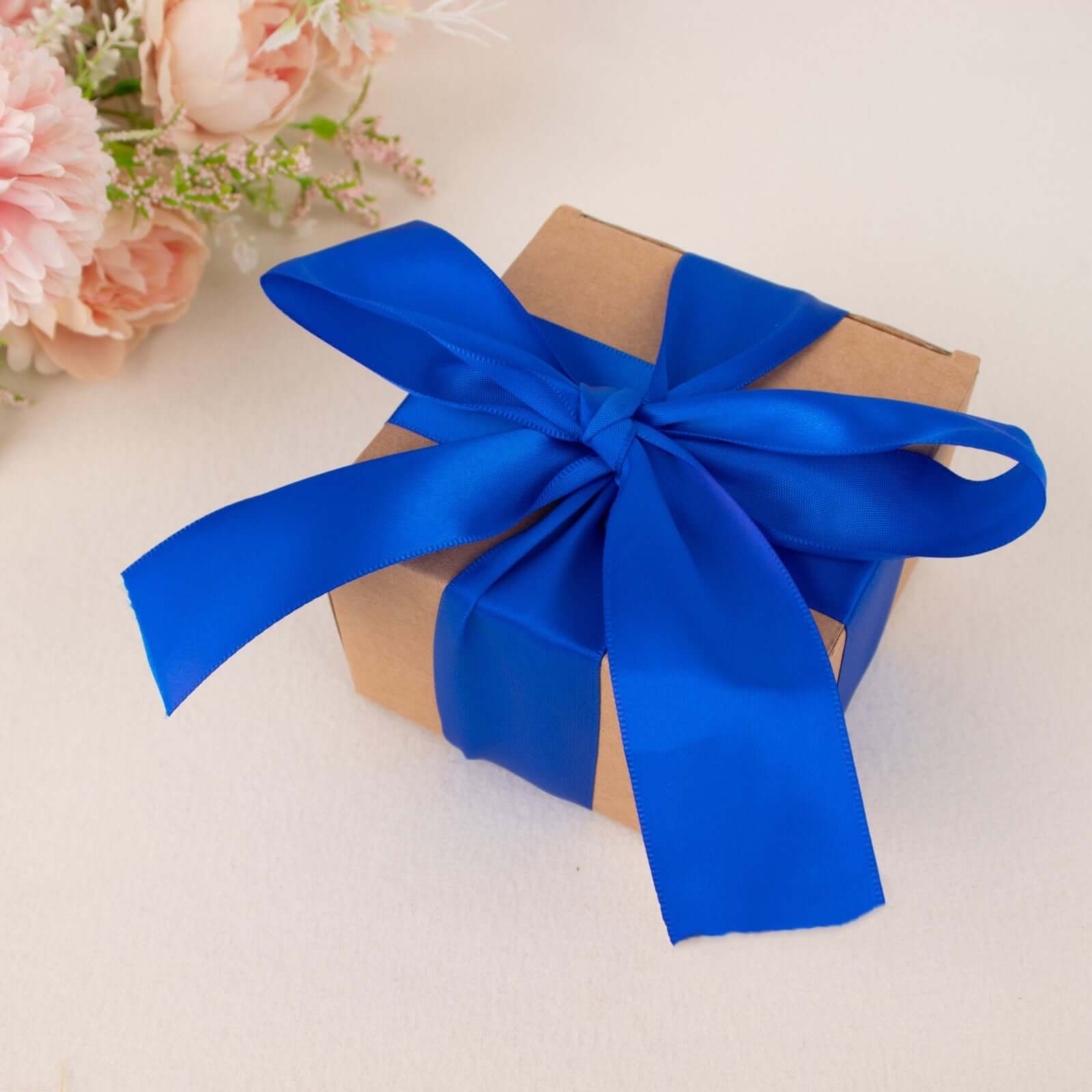 50-Yard 1.5" Royal Blue Single-Face Satin Decorative Ribbon - Ideal for Events