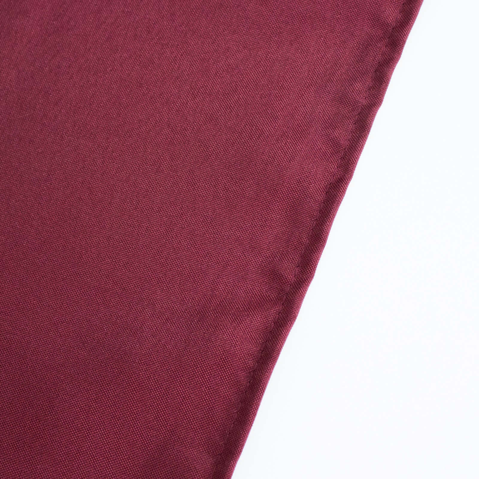 Hot Sale! 132-Inch Seamless Burgundy Premium Polyester Round Tablecloth, 220GSM Wrinkle-Resistant